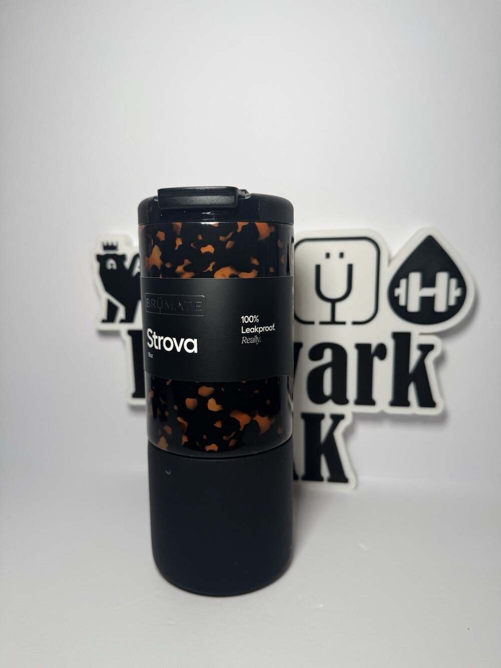 BruMate Limited Edition TORTOISE SHELL 18oz Strova Ceramic Tumbler Mug NWT NIB
